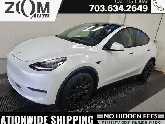 TESLA MODEL Y 2021 5YJYGDEE4MF066021 image